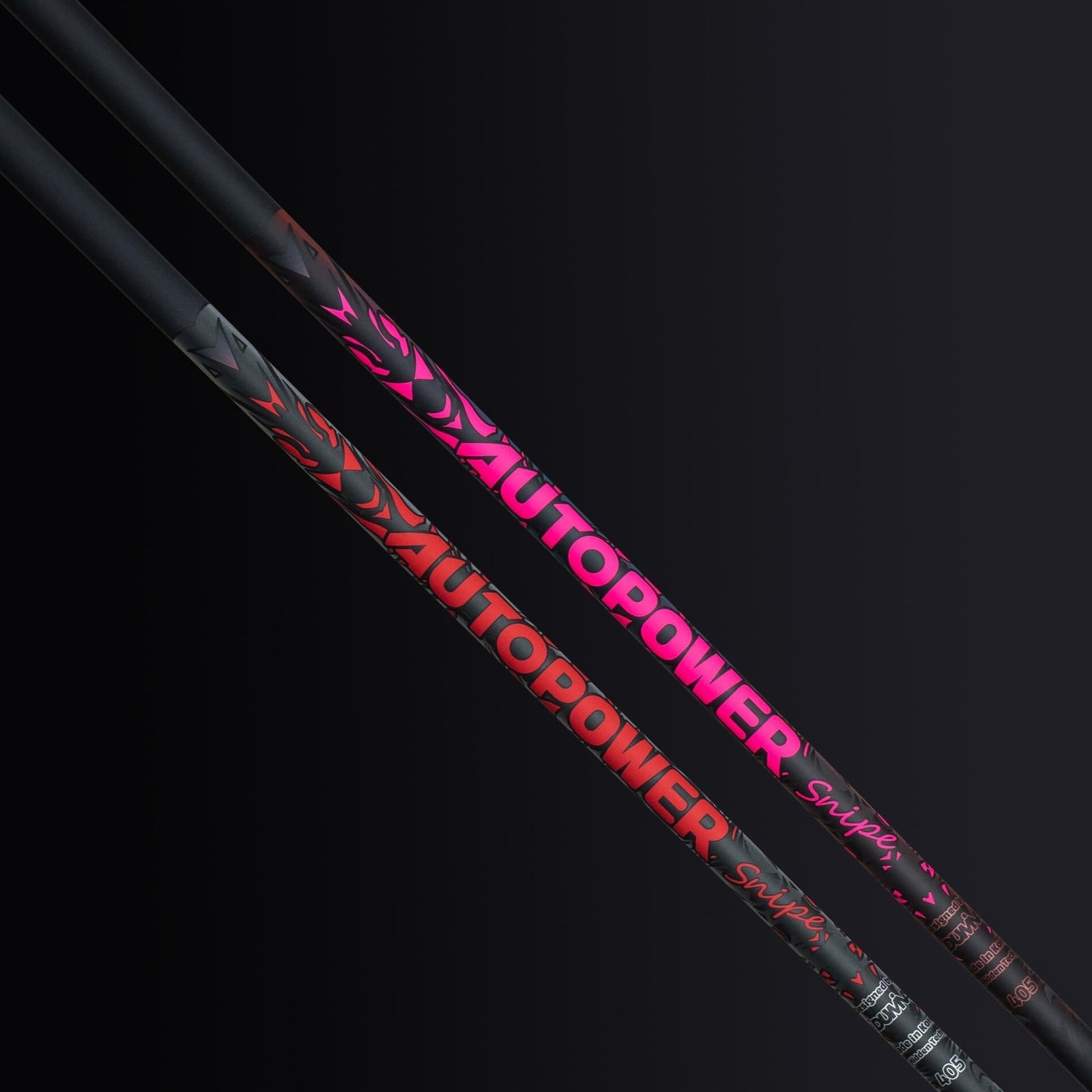 AUTOPOWER Snipe driver shafts in pink and red